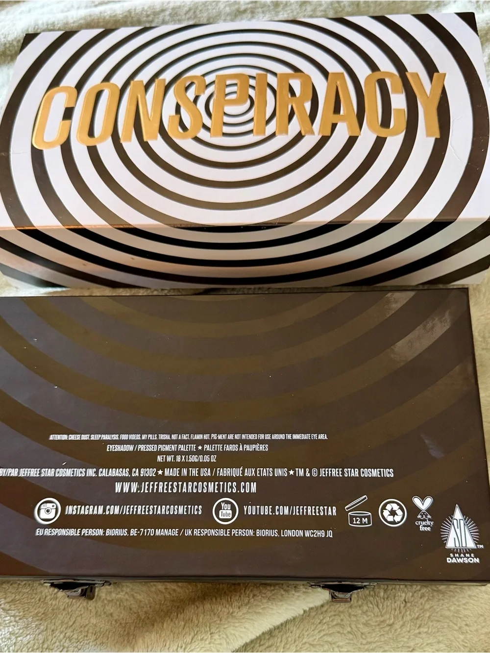 Jeffree Star x Shane Dawson Conspiracy Palette BNIB
